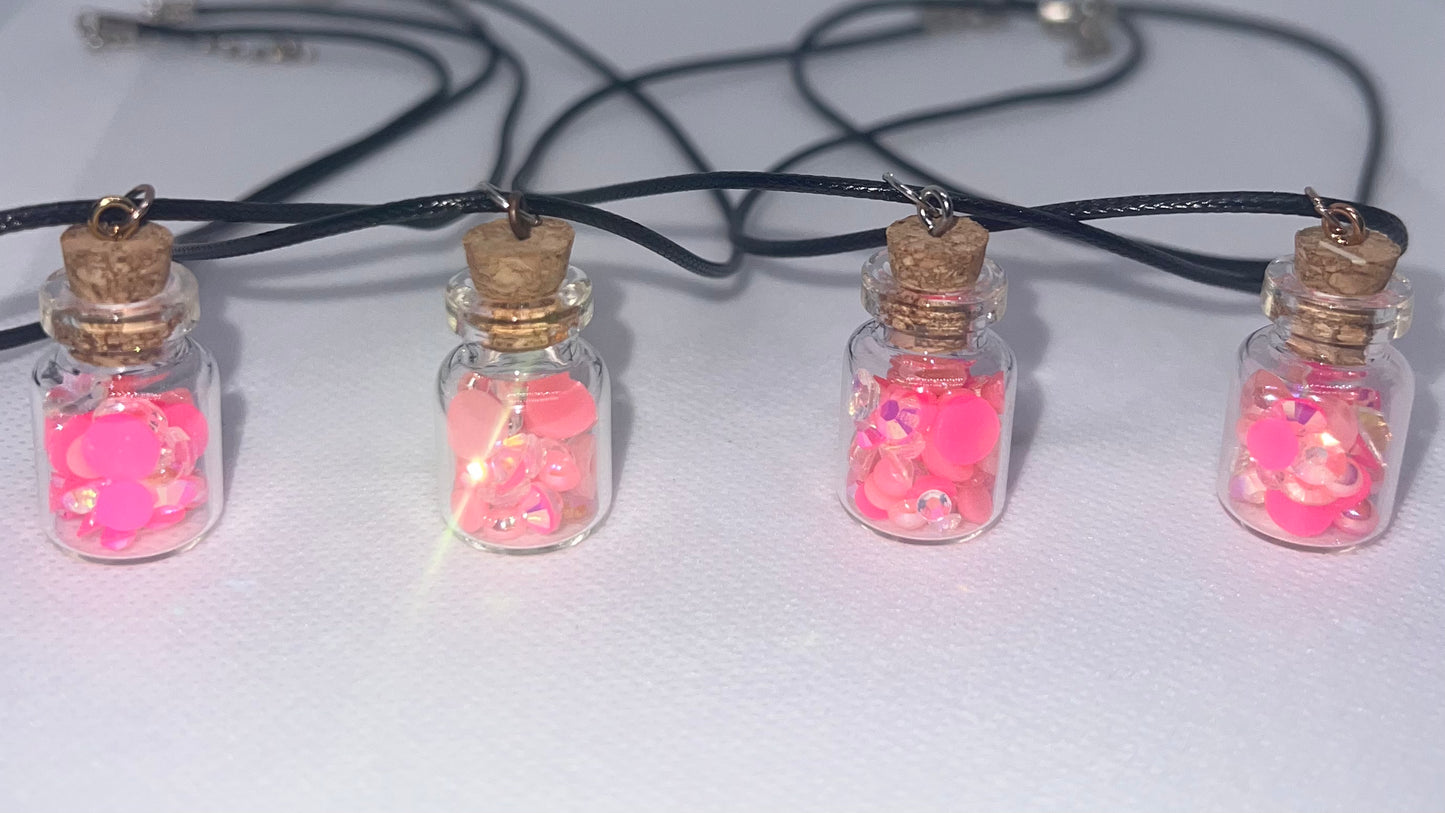 Glass Bottle Necklace