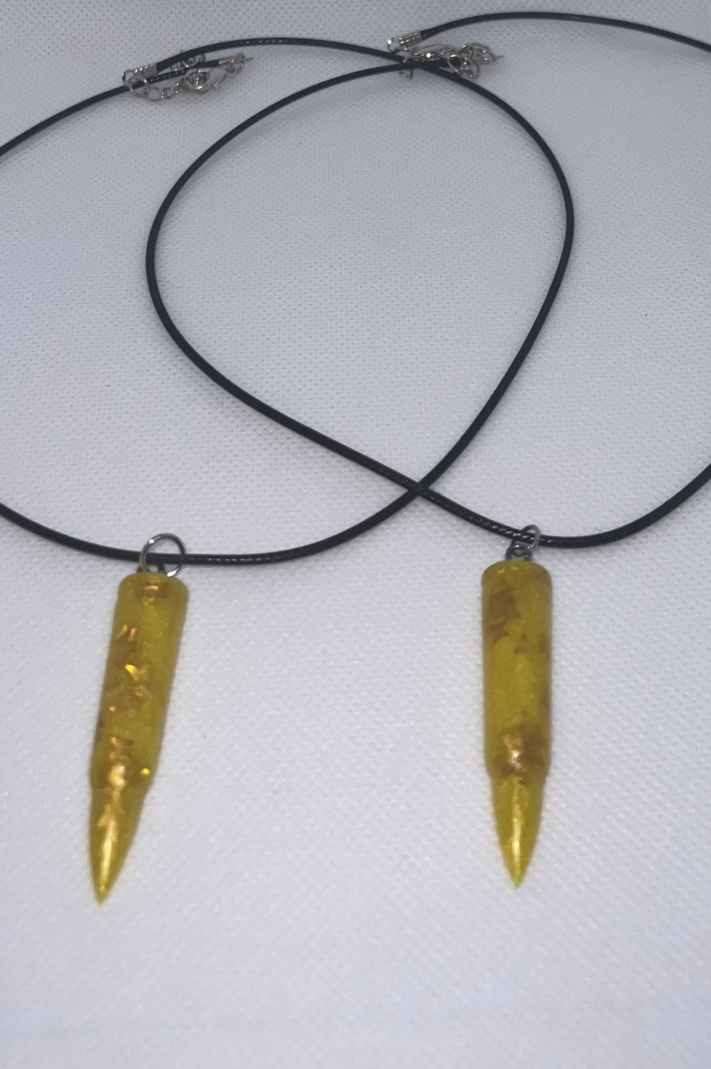 Bullet Shape Resin necklace