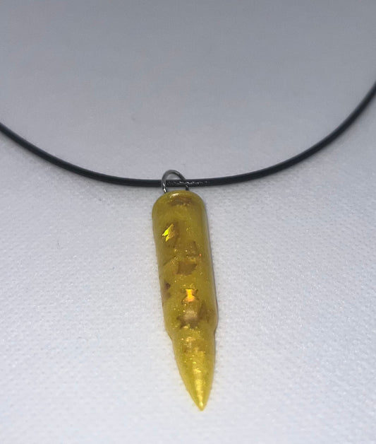 Bullet Shape Resin necklace