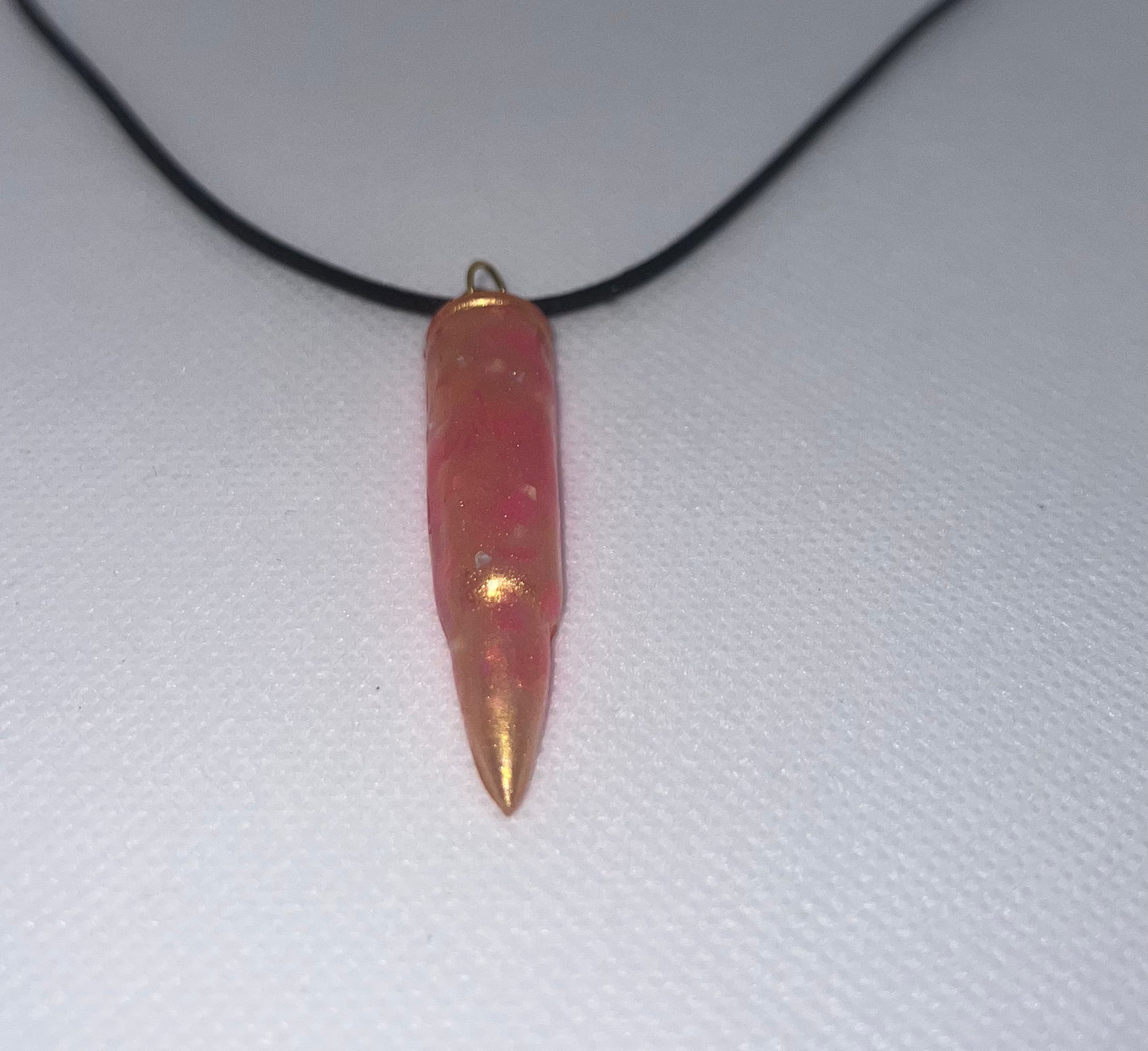 Bullet Shape Resin necklace